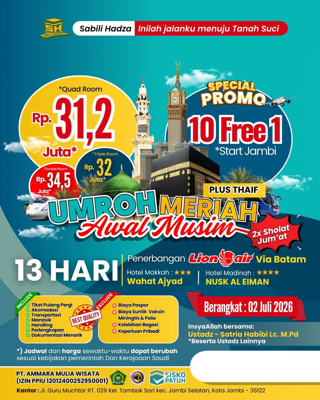 Umroh Meriah Awal Musim