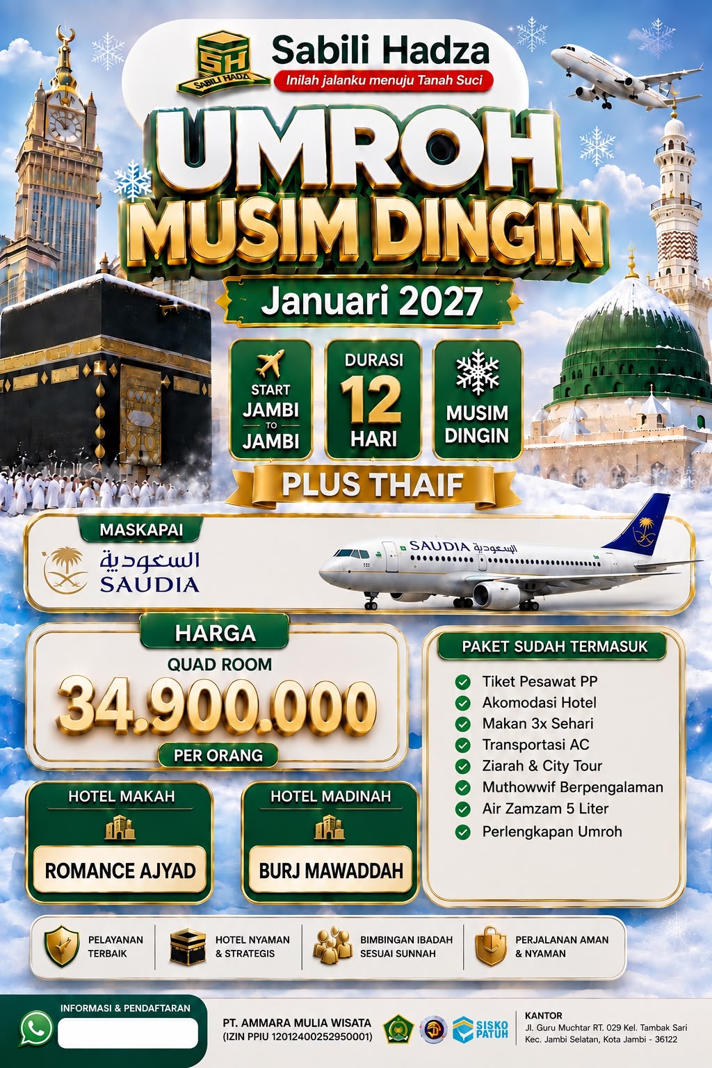 Umroh Musim Dingin 2027